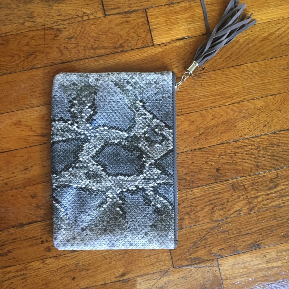 Snake skin Clutch